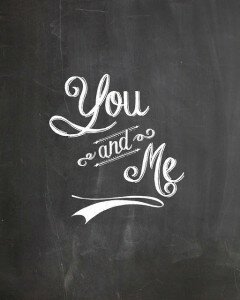 Easy Valentine's Day printable.