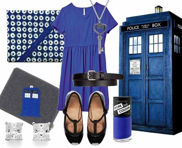 Tardis inspired outfit
